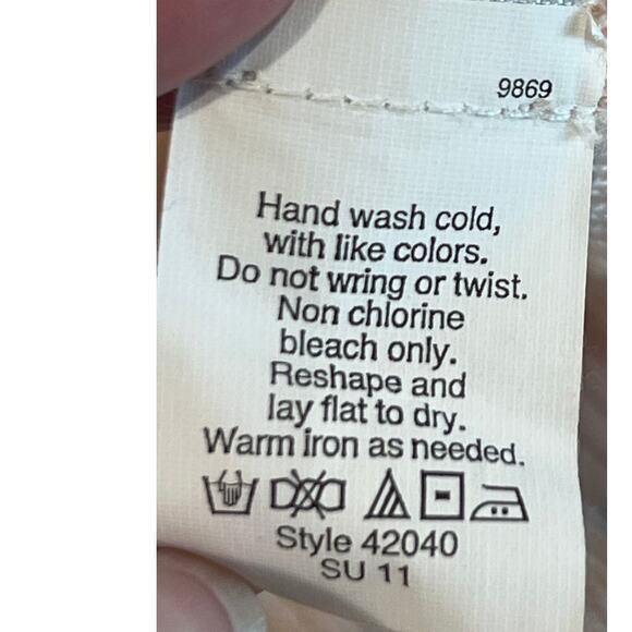 J Crew Sheer Pastel Pink 100% Linen Cardigan Sweater Women's Size M Quiet Luxury - Picture 5 of 8